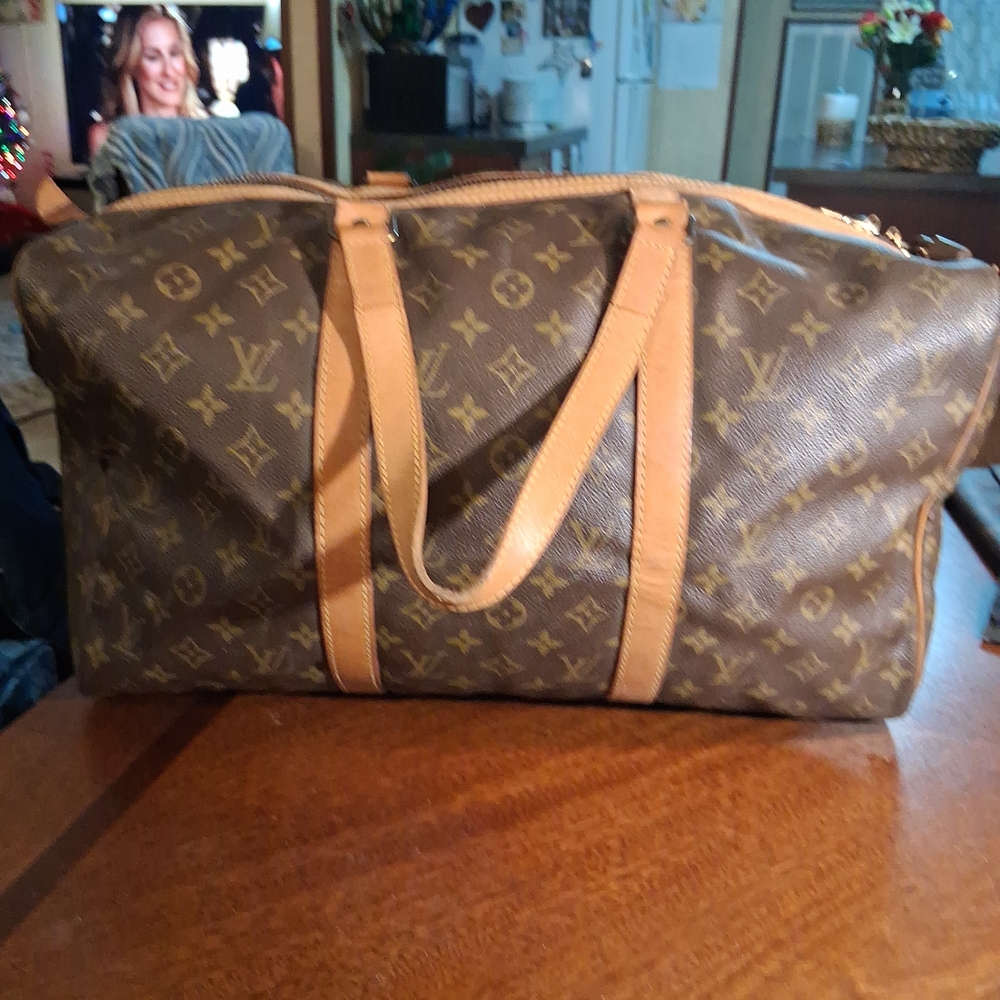 Louis Vuitton Brown Monogram Travel Bag - Picture 13 of 16